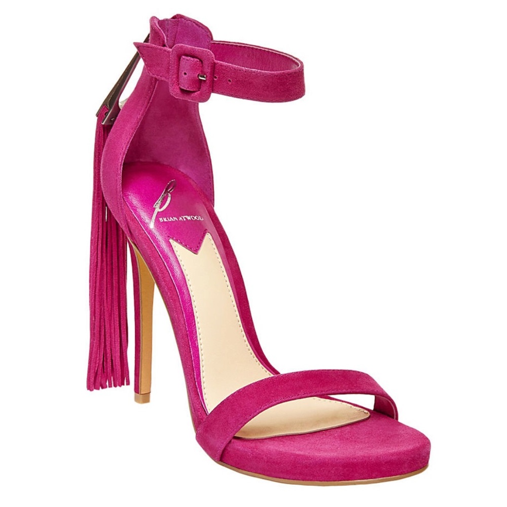 B Brian Atwood- Tosca Tassel Ankle-strap Sandals